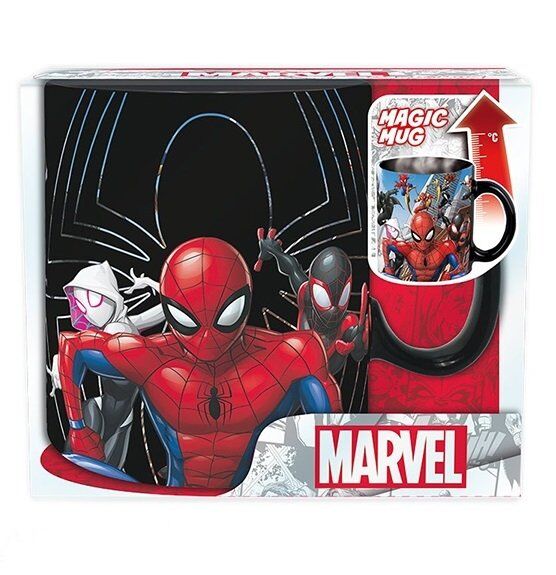 Чашка хамелеон Abystyle MARVEL Spider-Man Multiverse Ceramic Mug кухоль Людина-павук 460 мл