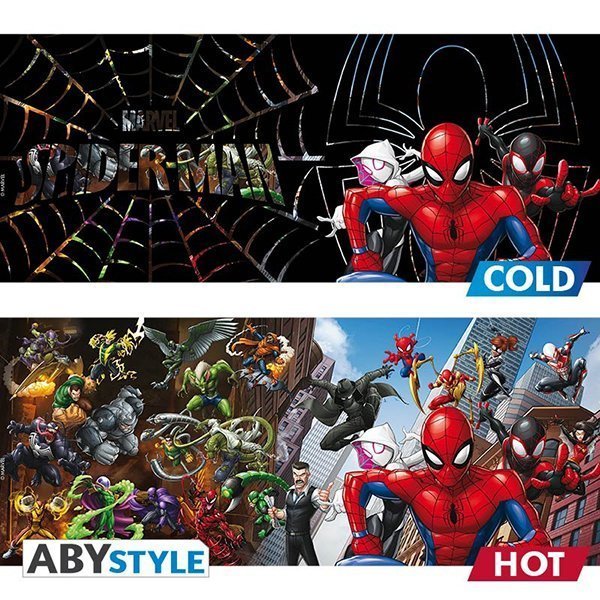 Чашка хамелеон Abystyle MARVEL Spider-Man Multiverse Ceramic Mug кружка Человек-паук 460 мл Чашка хамелеон Abystyle MARVEL Spider-Man Multiverse Ceramic Mug кружка Человек-паук 460 мл