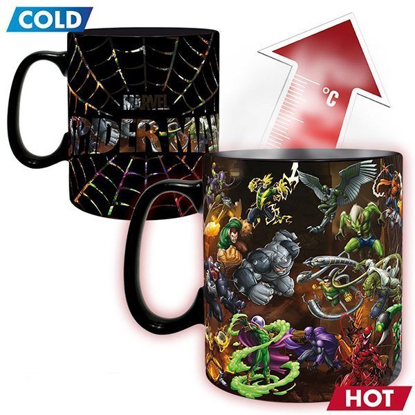 Чашка хамелеон Abystyle MARVEL Spider-Man Multiverse Ceramic Mug кружка Человек-паук 460 мл Чашка хамелеон Abystyle MARVEL Spider-Man Multiverse Ceramic Mug кружка Человек-паук 460 мл