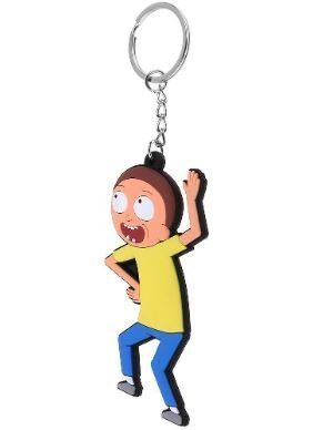 Брелок Рік і Морті Rick And Morty №8 Двосторонній Об'ємний 3D брелок