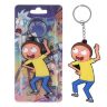 Брелок Рік і Морті Rick And Morty №8 Двосторонній Об'ємний 3D брелок