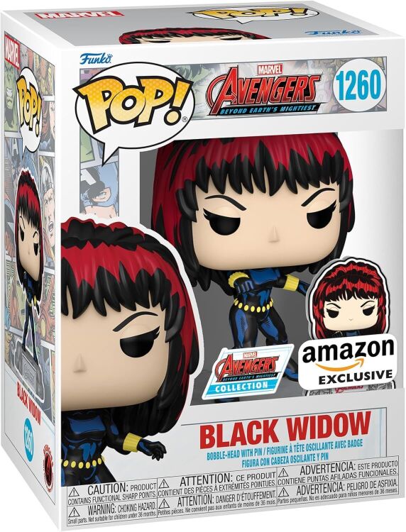 Фігурка Funko Marvel Black Widow фанко Чорна вдова (Amazon Exclusive) 1260 Фігурка Funko Marvel Black Widow фанко Чорна вдова (Amazon Exclusive) 1260
