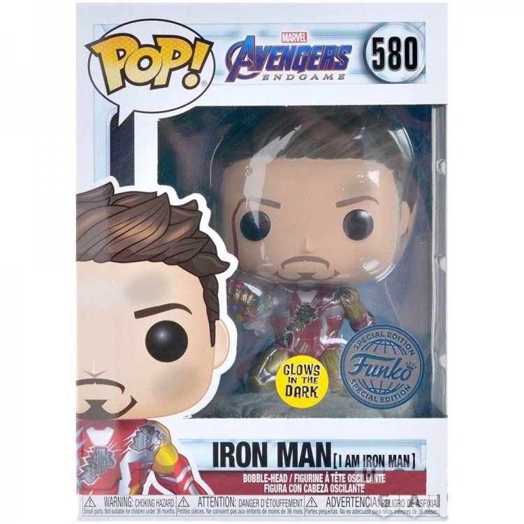 Фігурка Funko Pop Marvel Avengers Endgame I Am Iron Man (Special Edition Glow in Dark) 580 Фігурка Funko Pop Marvel Avengers Endgame I Am Iron Man (Special Edition Glow in Dark) 580