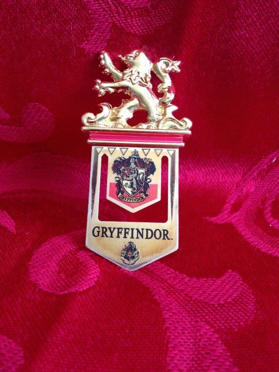 Закладки для книг Harry Potter Hogwarts House Gold Silver Plated Bookmarks