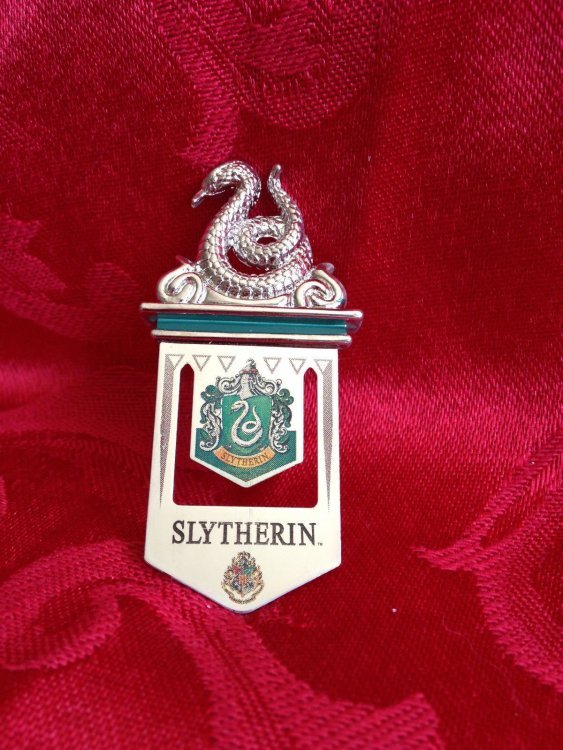 Закладки для книг Harry Potter Hogwarts House Gold Silver Plated Bookmarks