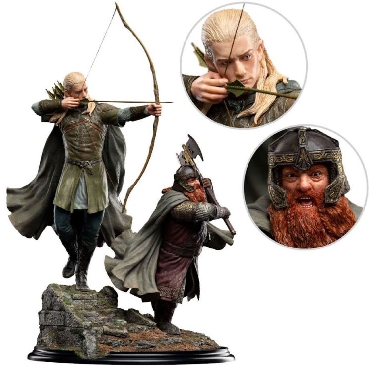 Статуэтка Weta Workshop: LORD OF THE RINGS Legolas and Gimli at Amon hen (Властелин колец)