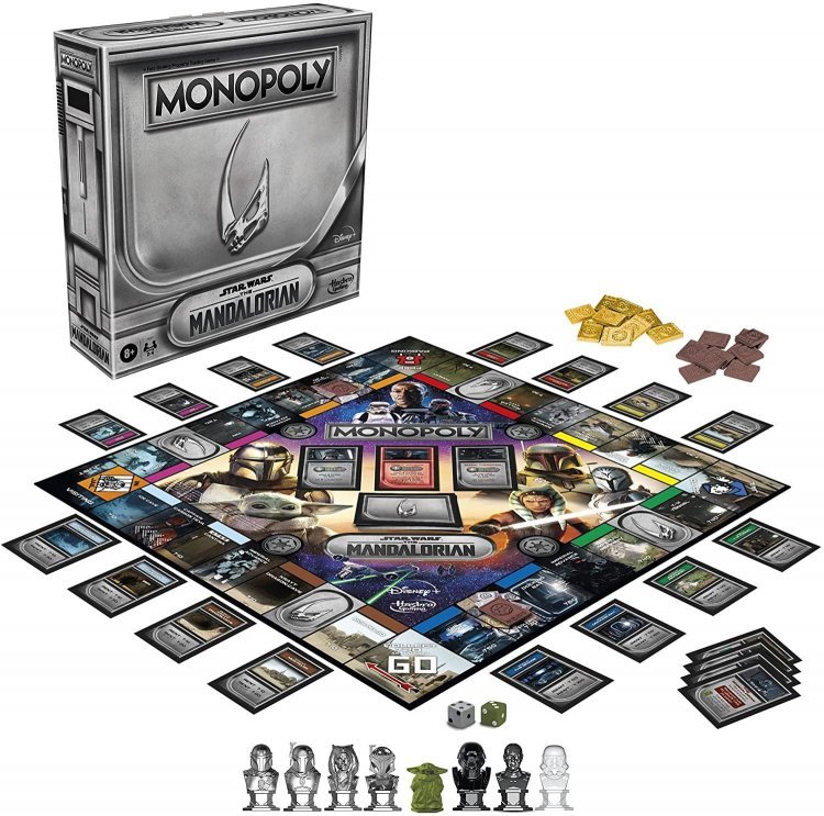 Монополія настільна гра MONOPOLY: Star Wars The Mandalorian Edition Grogu Мандалорець Грогу Монополія настільна гра MONOPOLY: Star Wars The Mandalorian Edition Grogu Мандалорець Грогу