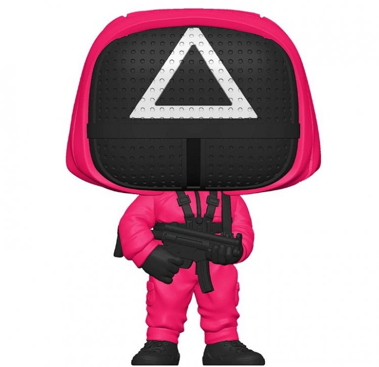 Фігурка Funko Squid Game Masked Soldier Гра в Кальмара Солдат Трикутник фанко (Funko Exclusive) 1230 Фігурка Funko Squid Game Masked Soldier Гра в Кальмара Солдат Трикутник фанко (Funko Exclusive) 1230
