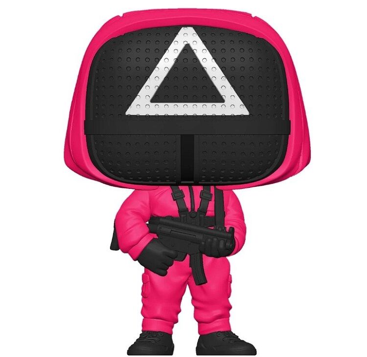 Фигурка Funko Squid Game Masked Soldier Игра в Кальмара Солдат Треугольник фанко (Funko Exclusive) 1230