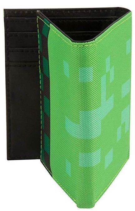 Гаманець JINX Minecraft - Pocket Creeper Tri-Fold Nylon Wallet Гаманець JINX Minecraft - Pocket Creeper Tri-Fold Nylon Wallet