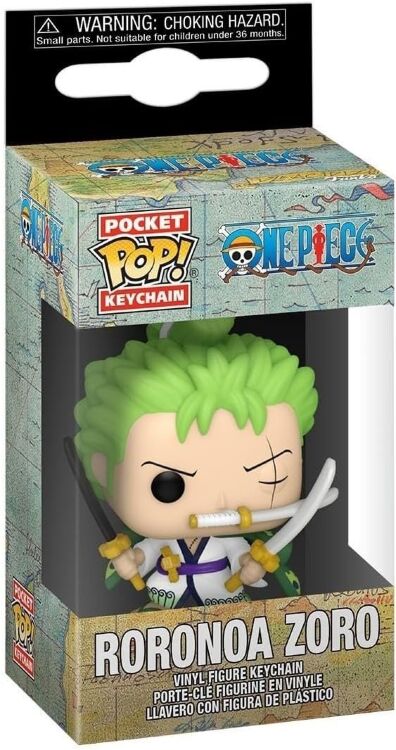 Брелок Funko Pop One Piece Roronoa Zoro Keychain Фанко Ророноа Зоро 4 см.