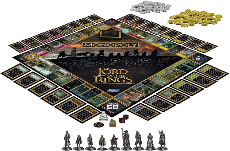 Монополия настольная игра Monopoly: The Lord of The Rings Edition Board Game Властелин колец (примята упаковка) Монополия настольная игра Monopoly: The Lord of The Rings Edition Board Game Властелин колец (примята упаковка)