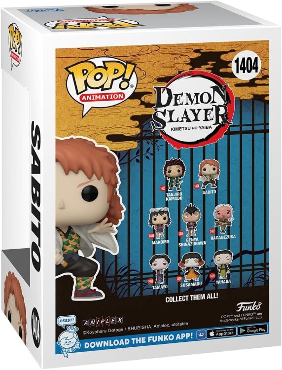 Фігурка Funko Demon Slayer Sabito Фанко Клинок, що розсікає демонів 1404 Фігурка Funko Demon Slayer Sabito Фанко Клинок, що розсікає демонів 1404