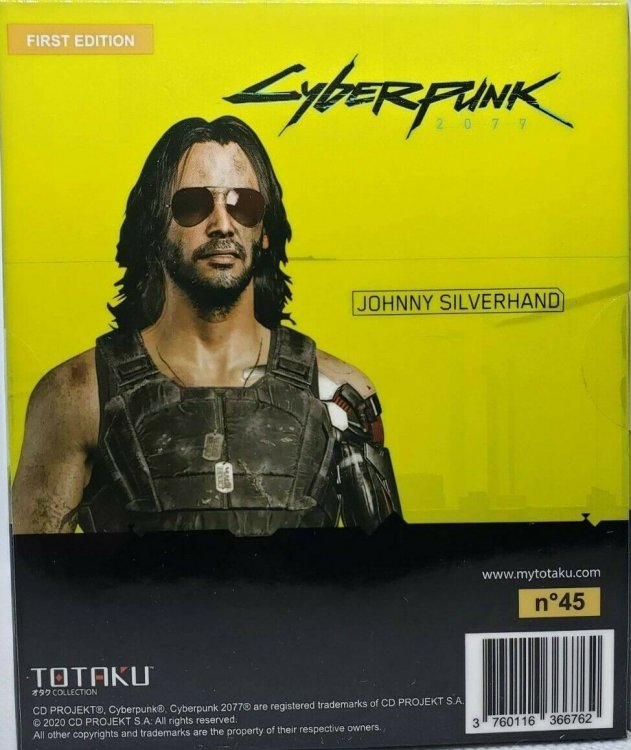 Фігурка Totaku Cyberpunk 2077 Johnny Silverhand Figure # 45 Фігурка Totaku Cyberpunk 2077 Johnny Silverhand Figure # 45