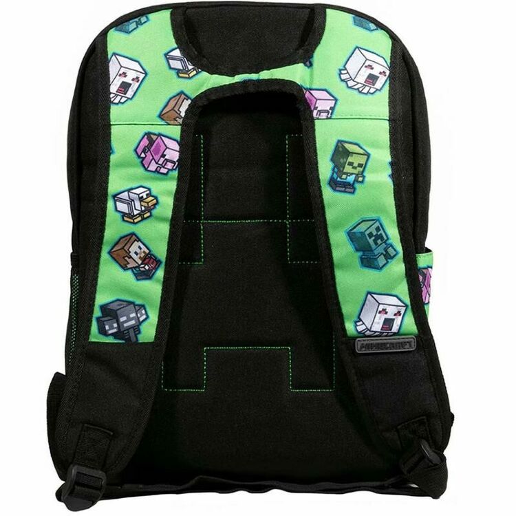 Рюкзак Майнкрафт - Minecraft 17 Mini Mobs Cluster School Backpack  Рюкзак Майнкрафт - Minecraft 17 Mini Mobs Cluster School Backpack