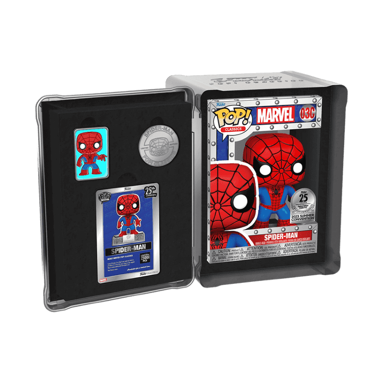 Набор Funko Marvel SpiderMan 25th Anniversary Человек паук фанко Limited Edition метал.бокс Набор Funko Marvel SpiderMan 25th Anniversary Человек паук фанко Limited Edition метал.бокс