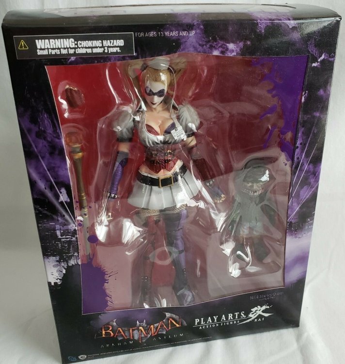 Фігурка DC Batman Arkham Asylum Harley Quinn Play Arts Kai Action Figure Фігурка DC Batman Arkham Asylum Harley Quinn Play Arts Kai Action Figure