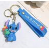 Брелок підвіска на рюкзак Stitch Blue Стич 3D Keychain Backpack 2