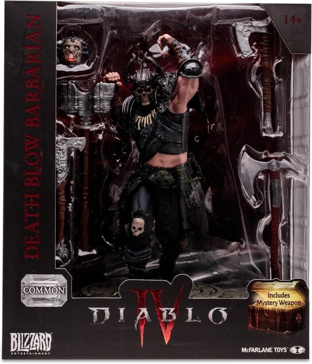 Фигурка McFarlane Diablo IV Whirlwind Barbarian Common Figure Диабло Варвар 20 см. Фигурка McFarlane Diablo IV Whirlwind Barbarian Common Figure Диабло Варвар 20 см.