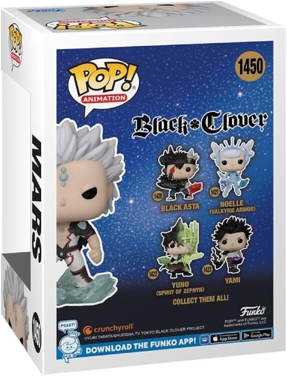 Фігурка Funko Black Clover Mars фанко Чорний Клевер Марс (GameStop Exclusive) 1450