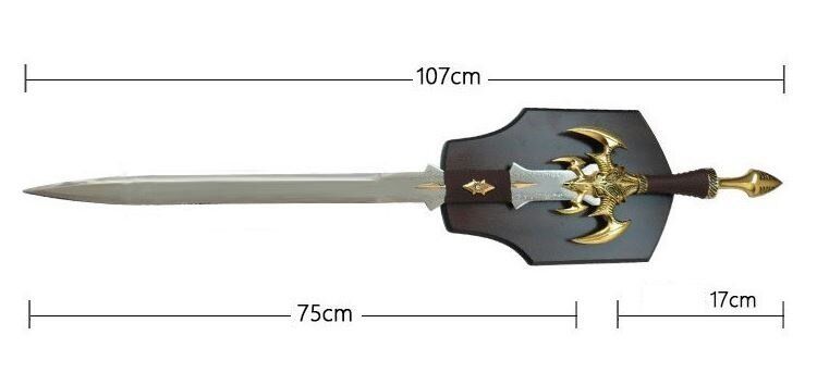 World of Warcraft Dark Elves Sword 1: 1 Full Metal Replica 