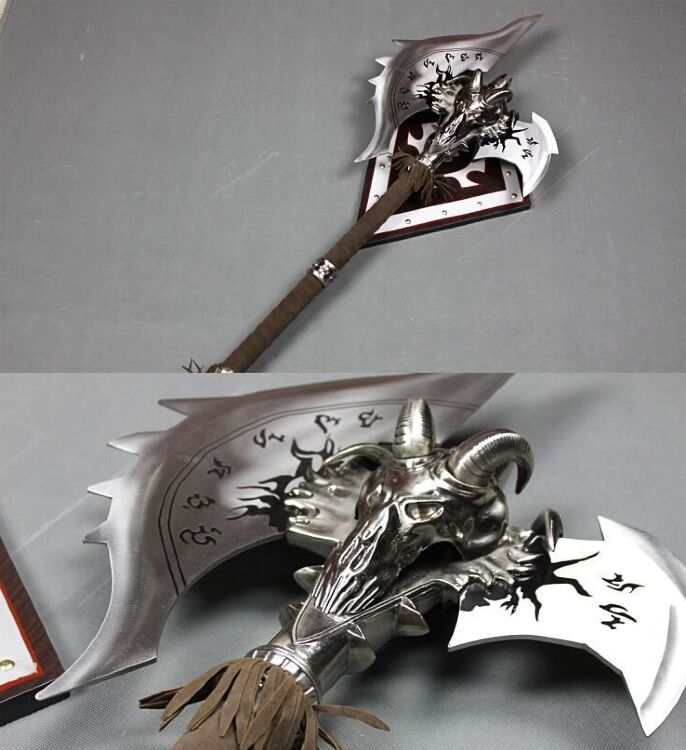 World of Warcraft Shadowmourne Axe 1: 1 Full Metal