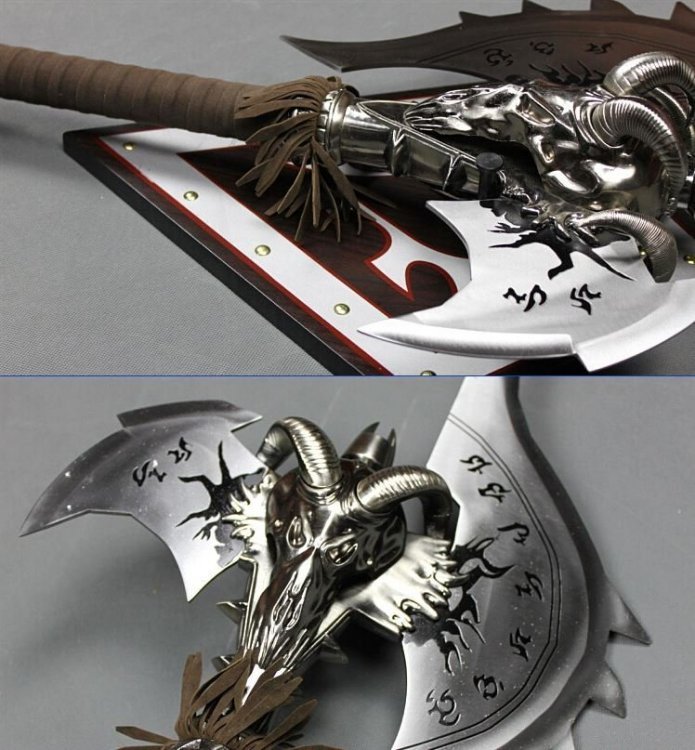World of Warcraft Shadowmourne Axe 1 : 1 Full Metal World of Warcraft Shadowmourne Axe 1 : 1 Full Metal