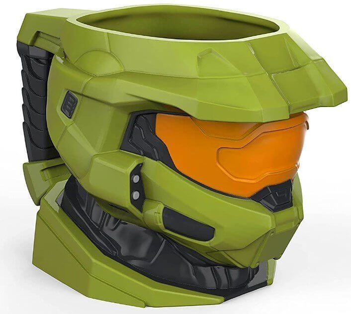 Чашка + тарілка Halo Master Chief Sculpted 3D Mug Спартанець Хейло Майстер Чіф Чашка + тарілка Halo Master Chief Sculpted 3D Mug Спартанець Хейло Майстер Чіф