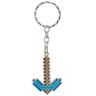 Брелок Minecraft Diamond Pickaxe Keychain Майнкрафт кирка метал