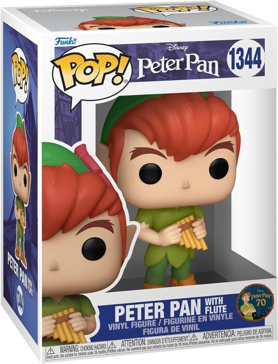 Фігурка Funko Pop Disney Peter Pan with Flute фанко Пітер Пен 1344 Фігурка Funko Pop Disney Peter Pan with Flute фанко Пітер Пен 1344