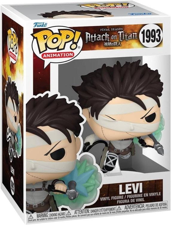 Фігурка Funko Attack on Titan Levi Атака Титанів фанко Леві 1993 Фігурка Funko Attack on Titan Levi Атака Титанів фанко Леві 1993