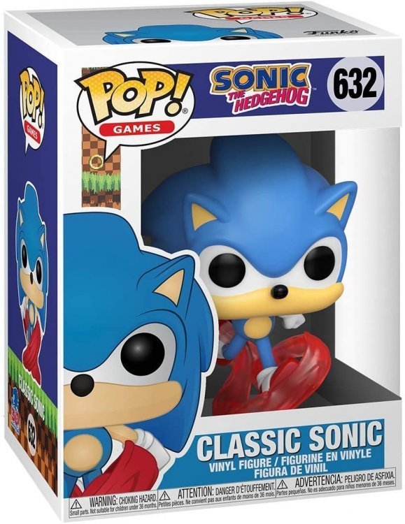 Фігурка Funko Running Classic Sonic Фанко Сонік 632 Фігурка Funko Running Classic Sonic Фанко Сонік 632