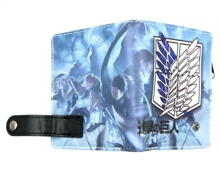 Гаманець Attack on Titan Атака титанів Wallet Розвідкорпус гаманець на кнопці