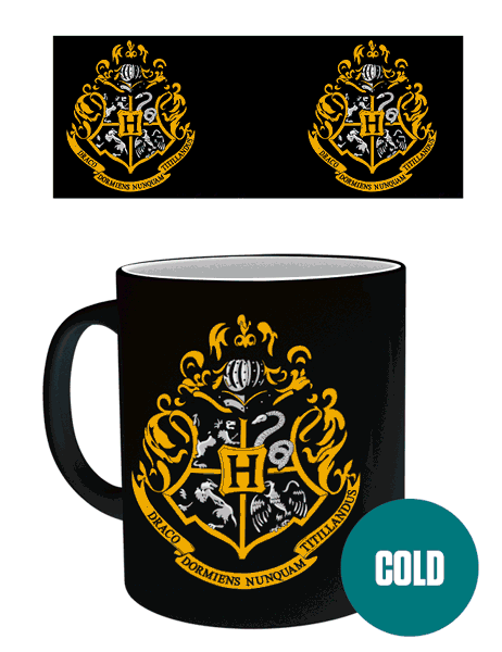 Кружка теплочувствительная Harry Potter Hogwarts Crest чашка Гарри Поттер герб