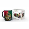 Кружка теплочувствительная Harry Potter Hogwarts Crest чашка Гарри Поттер герб