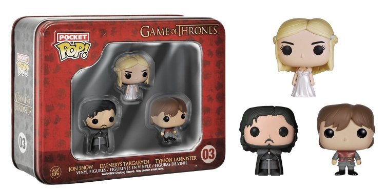 Набір фігурок Funko Pop! Game of Thrones - Mini Vinyl Figure Tin (3-Pack)