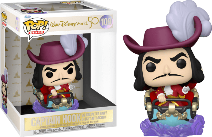 Фігурка Funko Disney World 50th Captain Hook at Peter Pans Flight Attraction Капітан Крюк фанко 109 Фігурка Funko Disney World 50th Captain Hook at Peter Pans Flight Attraction Капітан Крюк фанко 109