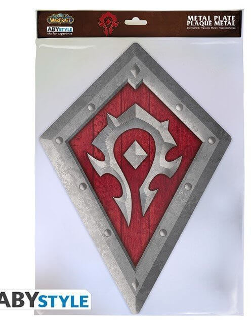 Табличка металева Blizzard World of Warcraft Horde Shield Варкрафт Орда 35x25 см Табличка металева Blizzard World of Warcraft Horde Shield Варкрафт Орда 35x25 см