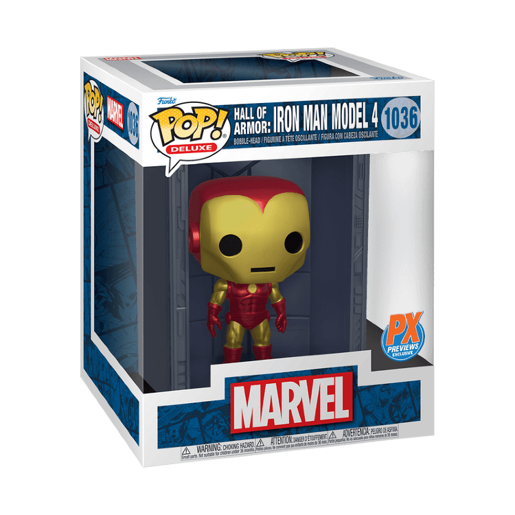 Фигурка Funko Marvel Iron Man Hall of Armor Model 4 фанко Железный человек PX Exclusive 1036 Фигурка Funko Marvel Iron Man Hall of Armor Model 4 фанко Железный человек PX Exclusive 1036