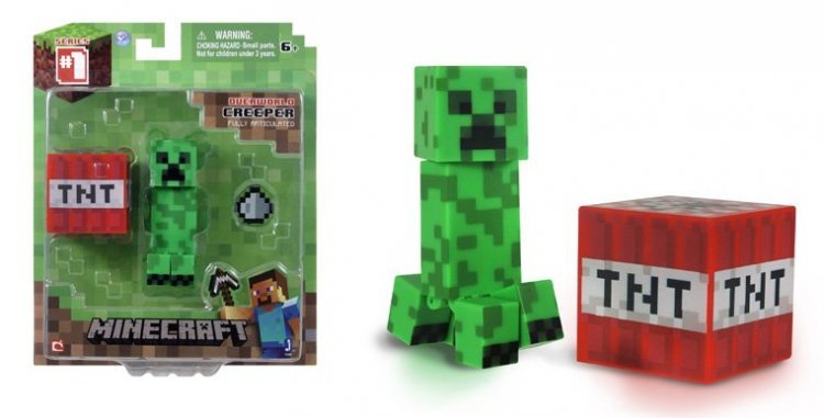 Набір іграшок Minecraft Green Creeper Набір іграшок Minecraft Green Creeper