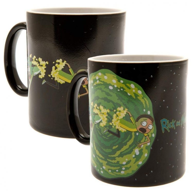 Кружка хамелеон теплочутлива Rick and Morty Heat Change Mug 320 мл Portal  Кружка хамелеон теплочутлива Rick and Morty Heat Change Mug 320 мл Portal