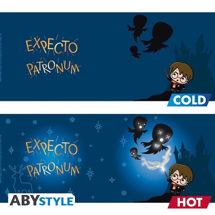 Чашка хамелеон Harry Potter Expecto Patronum King size Гаррі Поттер Експекто Патронум Кухоль 460 мл Чашка хамелеон Harry Potter Expecto Patronum King size Гаррі Поттер Експекто Патронум Кухоль 460 мл