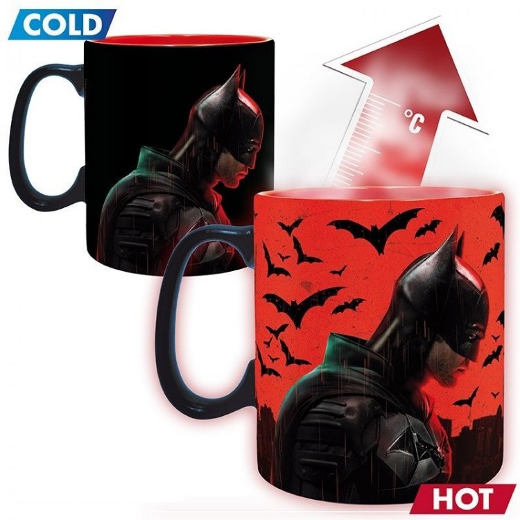 Чашка хамелеон DC COMICS The Batman Ceramic Mug кружка Бетмен 460 мл