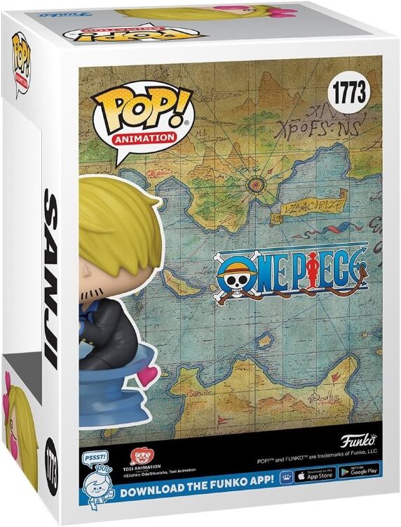 Фігурка Funko One Piece: Sanji Фанко Ван-Піс Великий куш Санджі 1773 Фігурка Funko One Piece: Sanji Фанко Ван-Піс Великий куш Санджі 1773