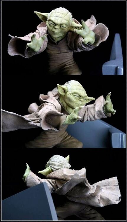Фігурка Kotobukiya Star Wars Yoda Vs Emperor Palpatine Зоряні війни Йода Імператор Палпатін 37 см.