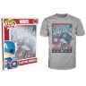 Футболка Men's Pop! T-Shirts: Marvel - Cap America Fight For Justice (размер L)