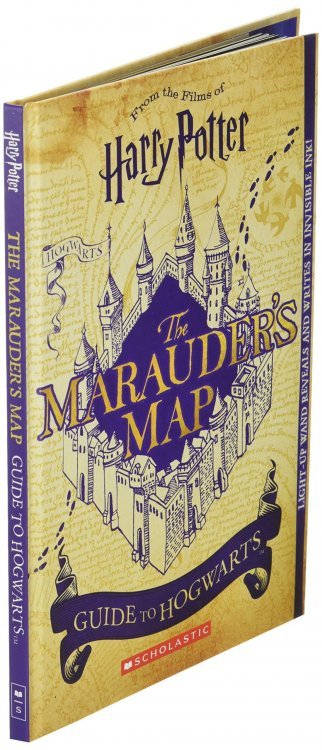 Карта Мародерів Гаррі Поттер Marauders Map Guide to Hogwarts Harry Potter + LED палочка Карта Мародерів Гаррі Поттер Marauders Map Guide to Hogwarts Harry Potter + LED палочка