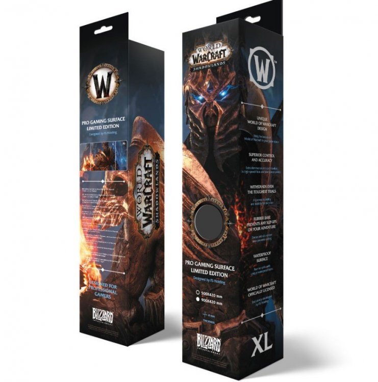 Килимок ігрова поверхня Blizzard World Of Warcraft Lich King Arthas Bolvar король Ліч XL (90*42 cm)