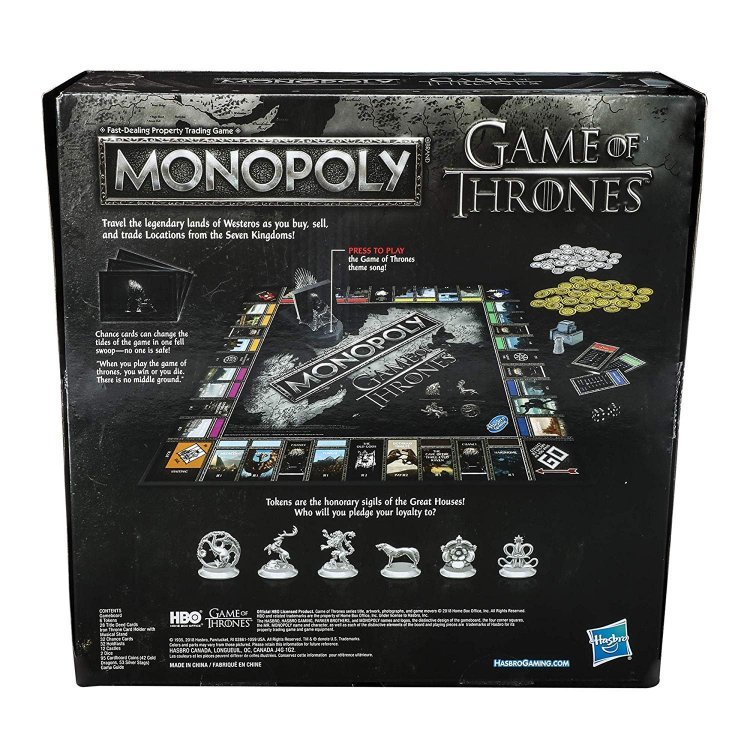 Монополія настільна гра Гра престолів Monopoly Game of Thrones Board Game Монополія настільна гра Гра престолів Monopoly Game of Thrones Board Game