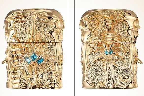 Запальничка WORLD OF WARCRAFT The lich king Lighter + подарункова коробка з дерева